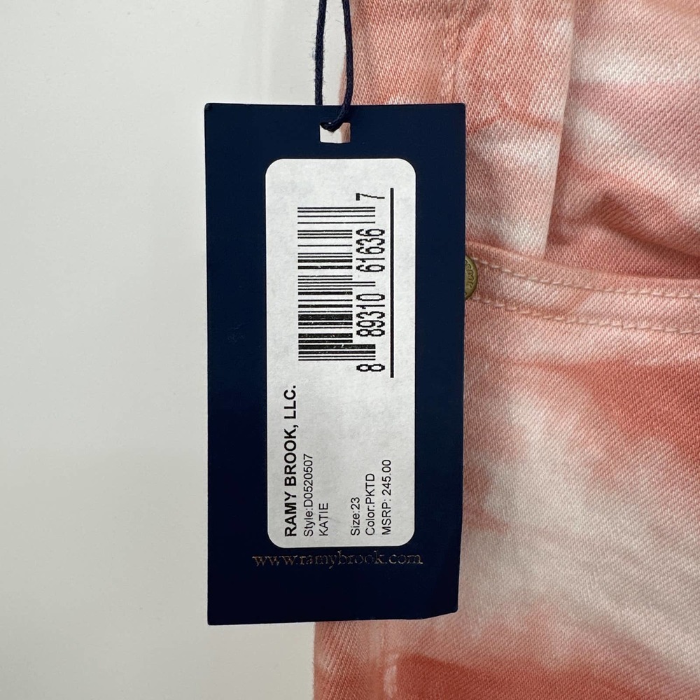 Ramy Brook Katie Tie-Dye Ankle Cropped Jeans NWT Size 23 MSRP $245 - Picture 5 of 9
